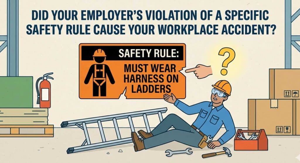 Did Your Employer’s Violation of a Specific Safety Rule Cause Your Workplace Accident?