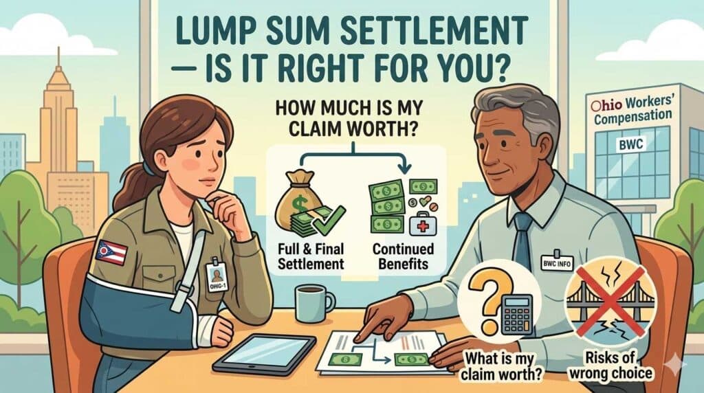 OHIO WORKERS’ COMPENSATION LUMP SUM SETTLEMENT – IS IT RIGHT FOR YOU?