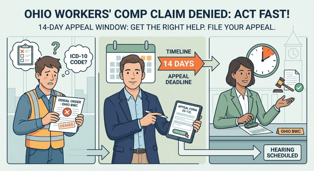 My Ohio Workers’ Comp Claim was Denied – Now What?